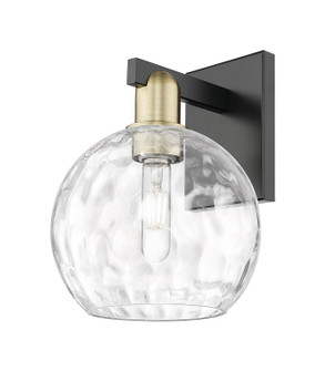 Arcadia One Light Wall Sconce in Black Antique Brass (405|7161WBABG12158)
