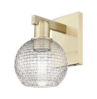 Arcadia One Light Wall Sconce in Antique Brass (405|7161WABG122C6CL)