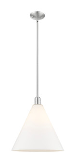 Arcadia One Light Mini Pendant in Brushed Satin Nickel (405|7161SSNGBC161)