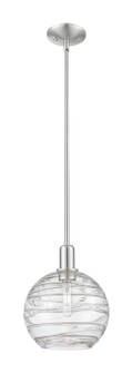 Arcadia One Light Mini Pendant in Brushed Satin Nickel (405|7161SSNG121310CL)