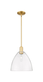 Arcadia One Light Mini Pendant in Satin Gold (405|7161SSGGBD122)
