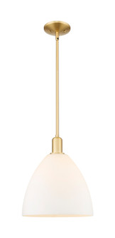 Arcadia One Light Mini Pendant in Satin Gold (405|7161SSGGBD121)
