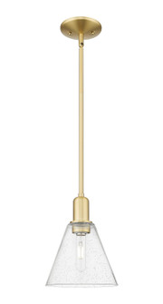 Arcadia One Light Mini Pendant in Satin Gold (405|7161SSGGBC84)