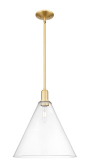Arcadia One Light Mini Pendant in Satin Gold (405|7161SSGGBC162)