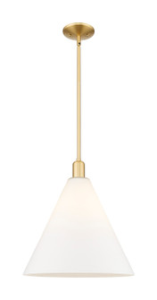 Arcadia One Light Mini Pendant in Satin Gold (405|7161SSGGBC161)