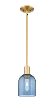 Arcadia One Light Mini Pendant in Satin Gold (405|7161SSGG5586BL)