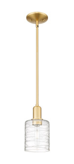 Arcadia One Light Mini Pendant in Satin Gold (405|7161SSGG1113)