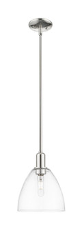 Arcadia One Light Mini Pendant in Polished Nickel (405|7161SPNGBD92)