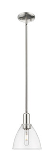 Arcadia One Light Mini Pendant in Polished Nickel (405|7161SPNGBD752)