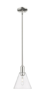 Arcadia One Light Mini Pendant in Polished Nickel (405|7161SPNGBC82)