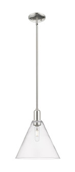Arcadia One Light Mini Pendant in Polished Nickel (405|7161SPNGBC122)