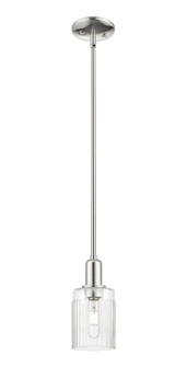 Arcadia One Light Mini Pendant in Polished Nickel (405|7161SPNG342)