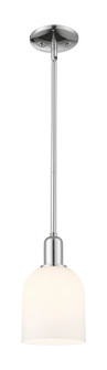 Arcadia One Light Mini Pendant in Polished Chrome (405|7161SPCG5586GWH)