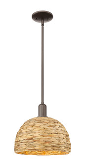 Arcadia One Light Mini Pendant in Oil Rubbed Bronze (405|7161SOBRBD12NAT)