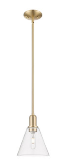 Arcadia One Light Mini Pendant in Champagne Bronze (405|7161SCBGBC82)
