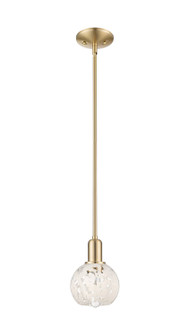 Arcadia One Light Mini Pendant in Champagne Bronze (405|7161SCBG12166WM)