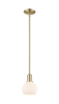 Arcadia One Light Mini Pendant in Champagne Bronze (405|7161SCBG1216)