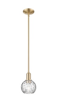 Arcadia One Light Mini Pendant in Champagne Bronze (405|7161SCBG12156)