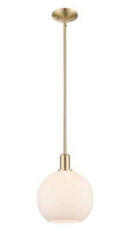 Arcadia One Light Mini Pendant in Champagne Bronze (405|7161SCBG12110)