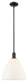 Arcadia One Light Mini Pendant in Matte Black (405|7161SBKGBD121)