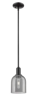 Arcadia One Light Mini Pendant in Matte Black (405|7161SBKG5586SM)