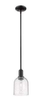 Arcadia One Light Mini Pendant in Matte Black (405|7161SBKG5586SDY)
