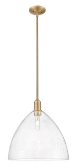 Arcadia One Light Mini Pendant in Brushed Brass (405|7161SBBGBD164)