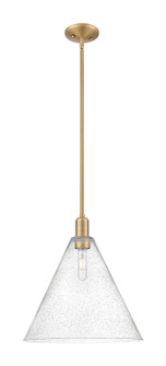 Arcadia One Light Mini Pendant in Brushed Brass (405|7161SBBGBC164)