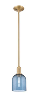 Arcadia One Light Mini Pendant in Brushed Brass (405|7161SBBG5586BL)