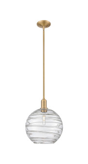 Arcadia One Light Mini Pendant in Brushed Brass (405|7161SBBG121312CL)