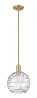 Arcadia One Light Mini Pendant in Brushed Brass (405|7161SBBG121310CL)