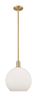 Arcadia One Light Mini Pendant in Brushed Brass (405|7161SBBG12112)