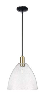 Arcadia One Light Mini Pendant in Black Antique Brass (405|7161SBABGBD124)