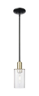Arcadia One Light Mini Pendant in Black Antique Brass (405|7161SBABG802)