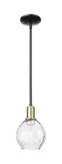 Arcadia One Light Mini Pendant in Black Antique Brass (405|7161SBABG362)