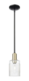 Arcadia One Light Mini Pendant in Black Antique Brass (405|7161SBABG342)