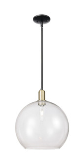 Arcadia One Light Mini Pendant in Black Antique Brass (405|7161SBABG12214)