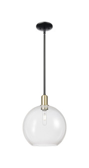 Arcadia One Light Mini Pendant in Black Antique Brass (405|7161SBABG12212)