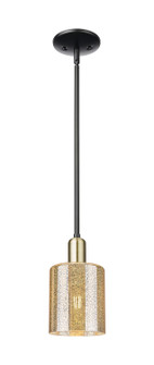 Arcadia One Light Mini Pendant in Black Antique Brass (405|7161SBABG116)