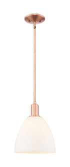 Arcadia One Light Mini Pendant in Antique Copper (405|7161SACGBD91)