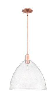 Arcadia One Light Mini Pendant in Antique Copper (405|7161SACGBD164)
