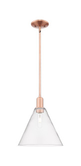 Arcadia One Light Mini Pendant in Antique Copper (405|7161SACGBC122)