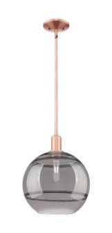 Arcadia One Light Mini Pendant in Antique Copper (405|7161SACG55612SM)