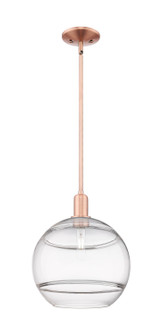 Arcadia One Light Mini Pendant in Antique Copper (405|7161SACG55612CL)