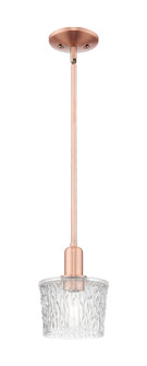 Arcadia One Light Mini Pendant in Antique Copper (405|7161SACG402)