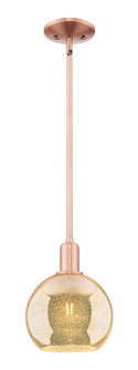 Arcadia One Light Mini Pendant in Antique Copper (405|7161SACG1288)