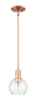 Arcadia One Light Mini Pendant in Antique Copper (405|7161SACG1226)