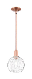 Arcadia One Light Mini Pendant in Antique Copper (405|7161SACG12158)