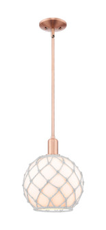 Arcadia One Light Mini Pendant in Antique Copper (405|7161SACG12110RW)