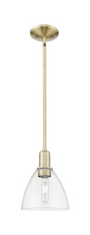 Arcadia One Light Mini Pendant in Antique Brass (405|7161SABGBD752)